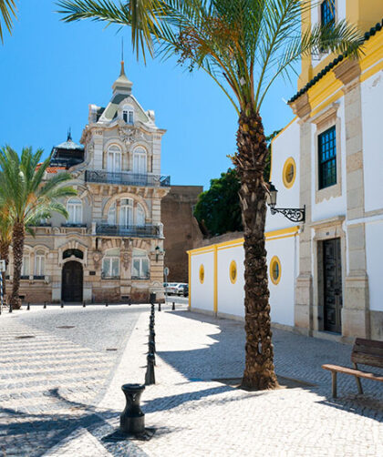 Centre ville de Faro au Portugal